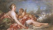 Francois Boucher Cupid Offering Venus the Golden Apple oil painting picture wholesale